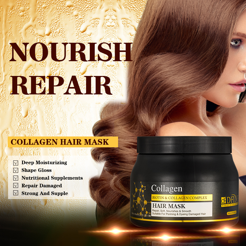 Collagen complex moisturize and smooth hair mask