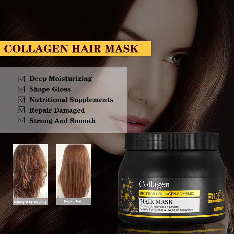 Collagen complex moisturize and smooth hair mask