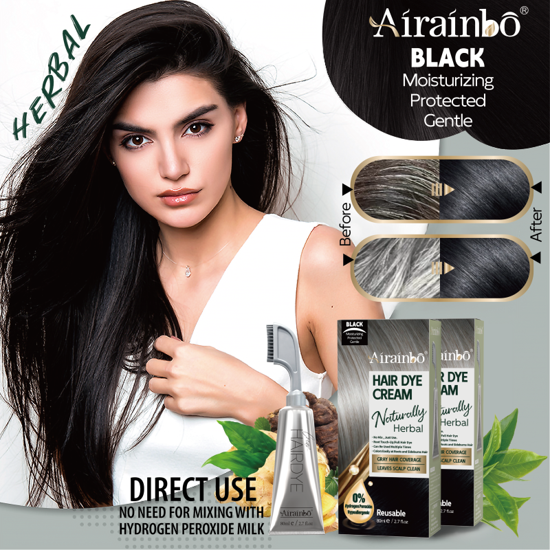 Botanical hair dye cream