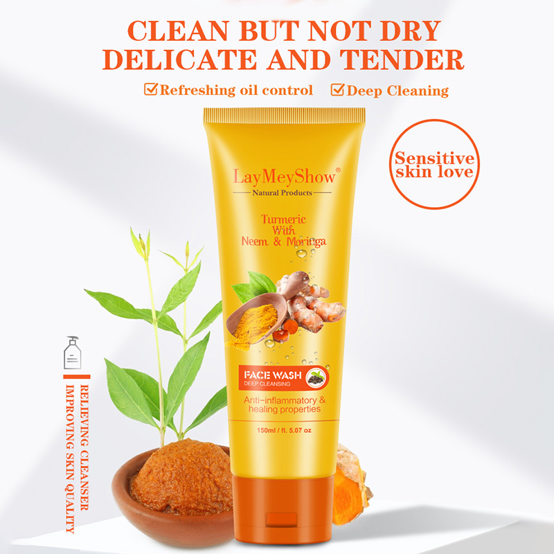 Turmeric facial cleanser